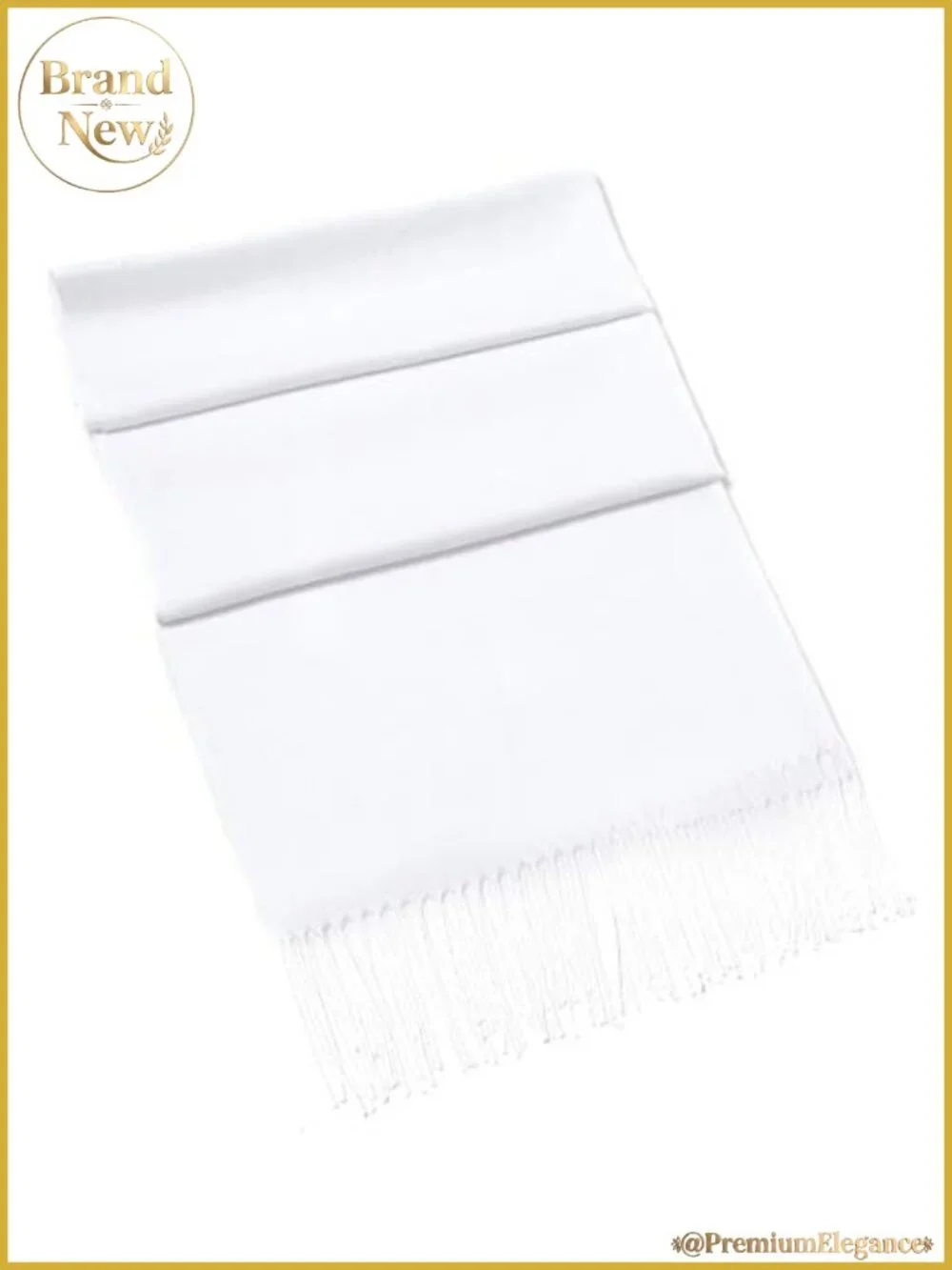 Large Pashmina Shawl Wrap Fringed Evening Wedding Scarf Women